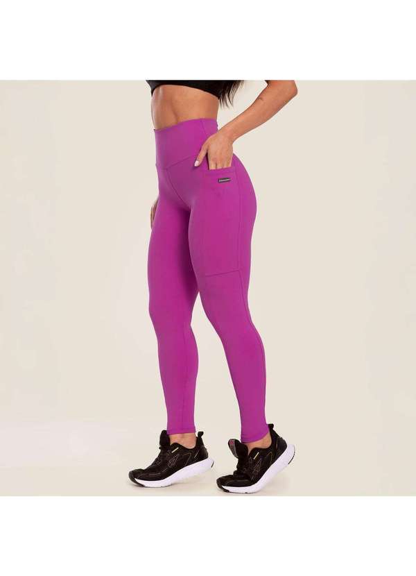Donna Carioca - Legging Essential Luvita Poliamida com Bolso Rosa
