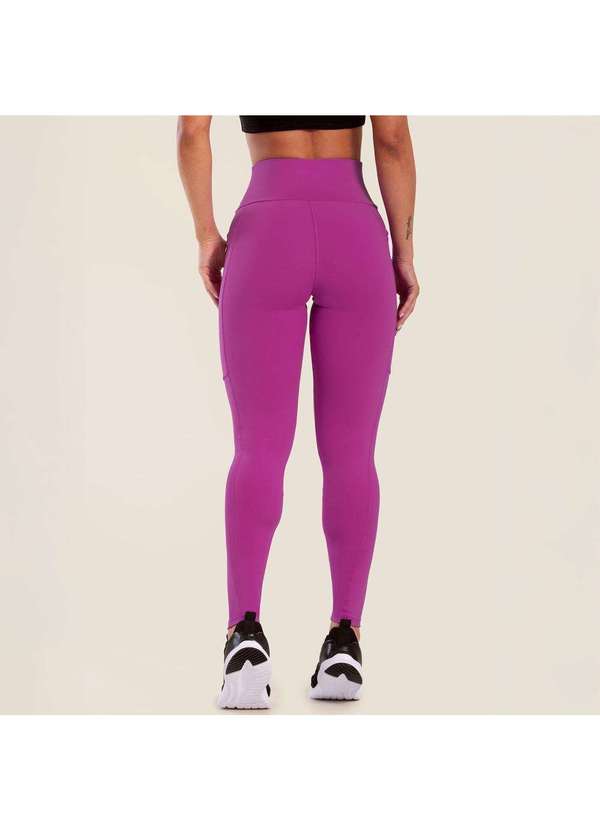 Donna Carioca - Legging Essential Luvita Poliamida com Bolso Rosa 2