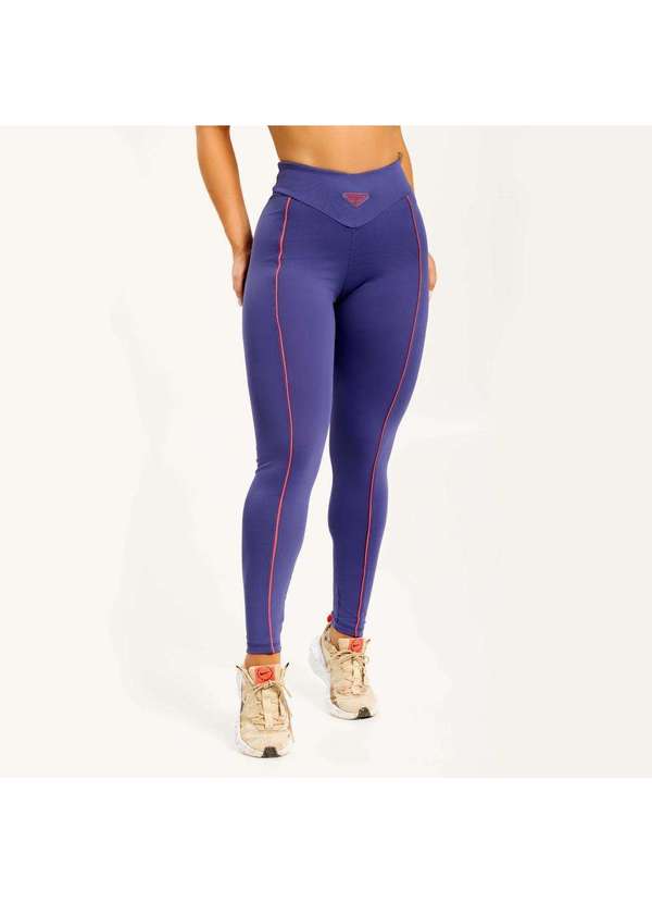 Donna Carioca - Legging Like Azul Dusk Poliamida Azul