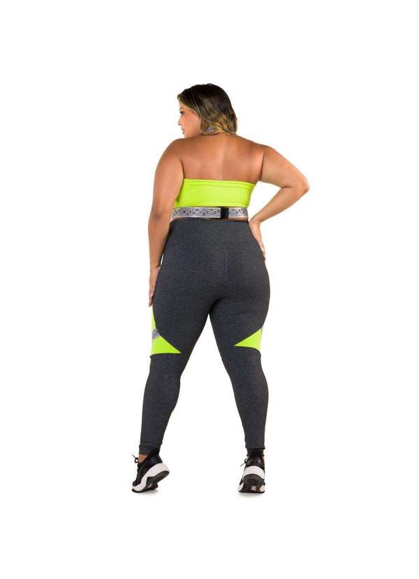 Donna Carioca - Legging Luxury Mescla Escuro Poliamida Cinza 16