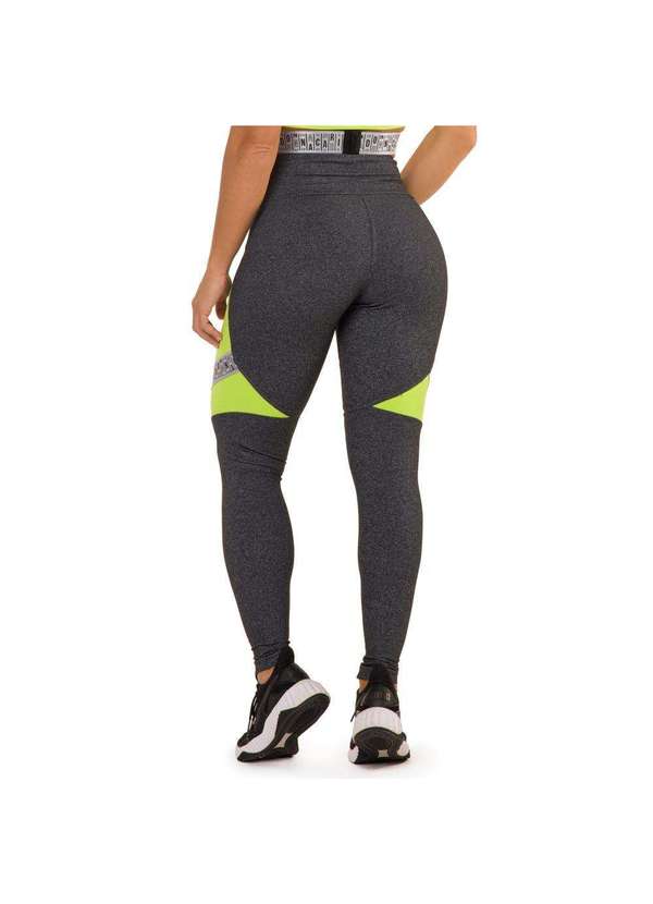 Donna Carioca - Legging Luxury Mescla Escuro Poliamida Cinza 4