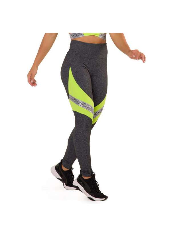 Donna Carioca - Legging Luxury Mescla Escuro Poliamida Cinza 5