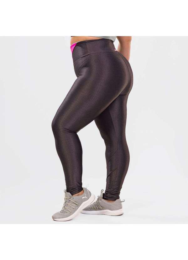 Donna Carioca - Legging Maze Cinza Carbox Microcanelado e Platinado Cinza 10