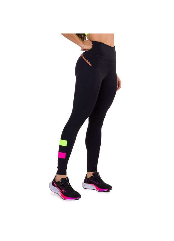 Donna Carioca - Legging Neon Mood Poliamida Preto 1