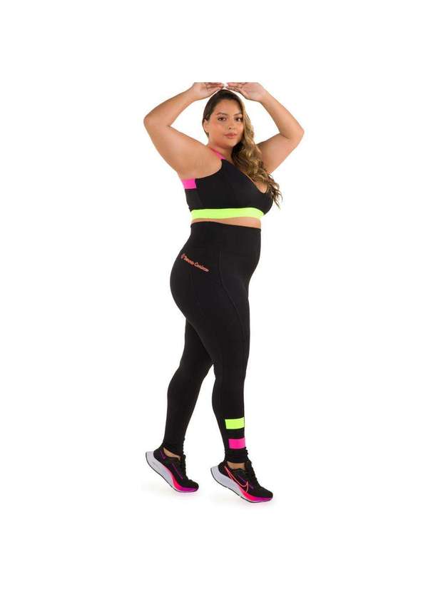 Donna Carioca - Legging Neon Mood Poliamida Preto 10