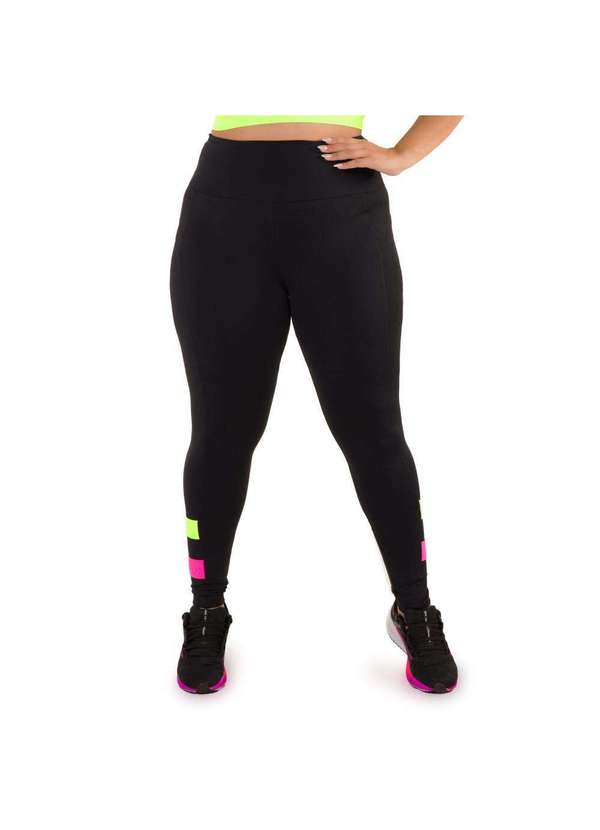 Donna Carioca - Legging Neon Mood Poliamida Preto 6