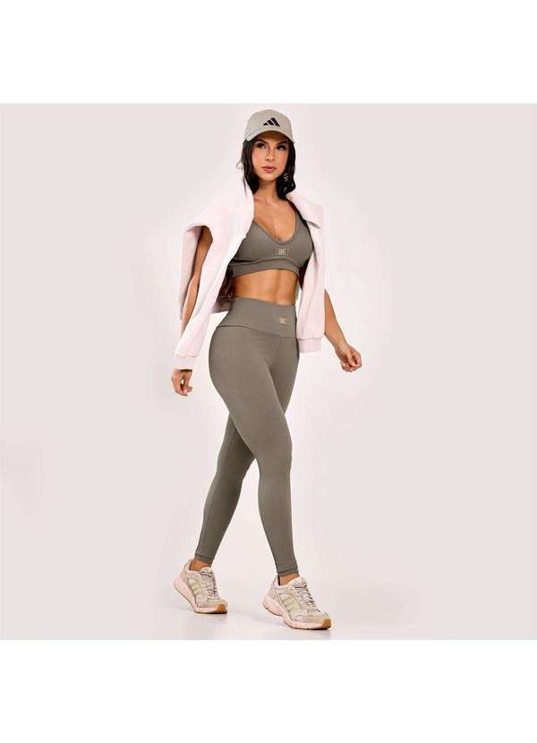 Donna Carioca - Legging New Channel Castanho Canelado Marrom 10