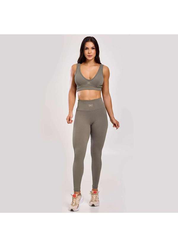 Donna Carioca - Legging New Channel Castanho Canelado Marrom 6