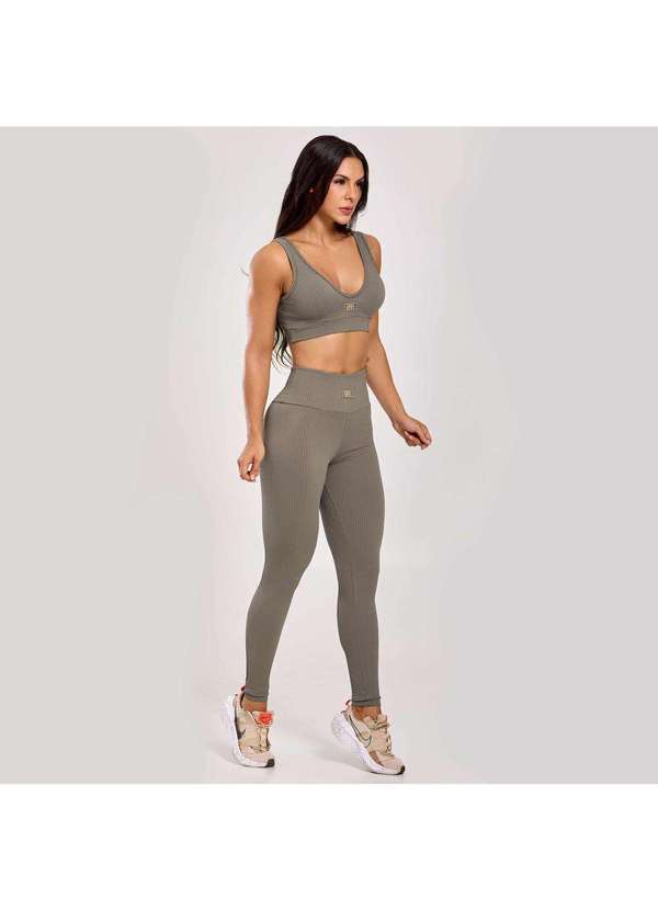 Donna Carioca - Legging New Channel Castanho Canelado Marrom 8