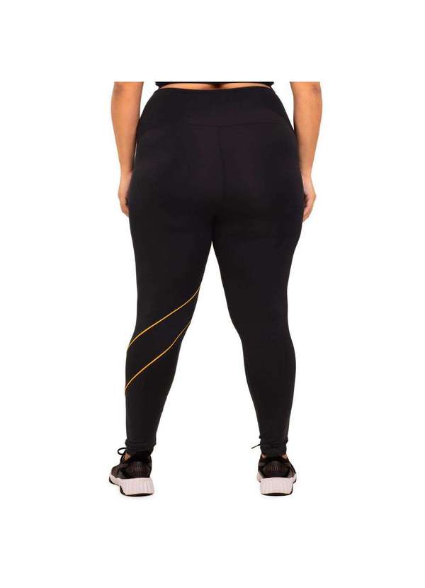 Donna Carioca - Legging Persist Poliamida com Estampa Emborrachada Preto 7