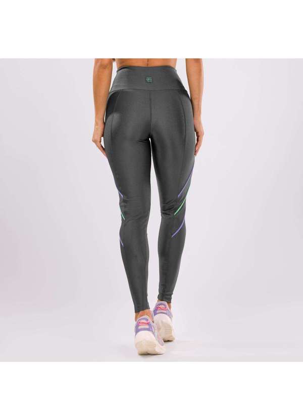 Donna Carioca - Legging Rainbow Cinza Granada Platinado Cinza 2