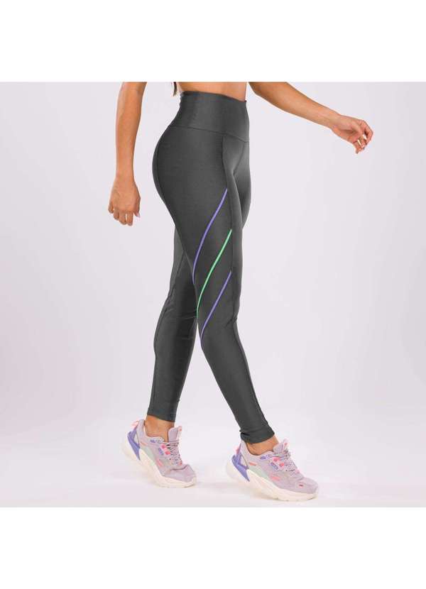 Donna Carioca - Legging Rainbow Cinza Granada Platinado Cinza 3