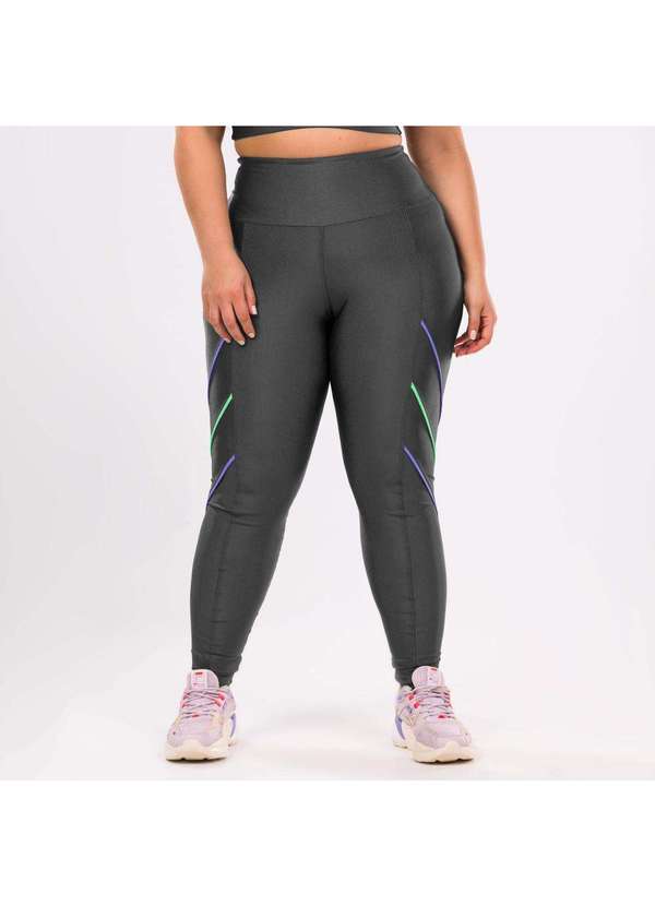 Donna Carioca - Legging Rainbow Cinza Granada Platinado Cinza 8