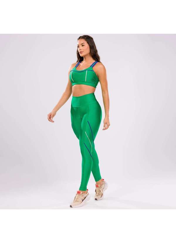 Donna Carioca - Legging Rainbow Verde Peter Pan Platinado Verde 5