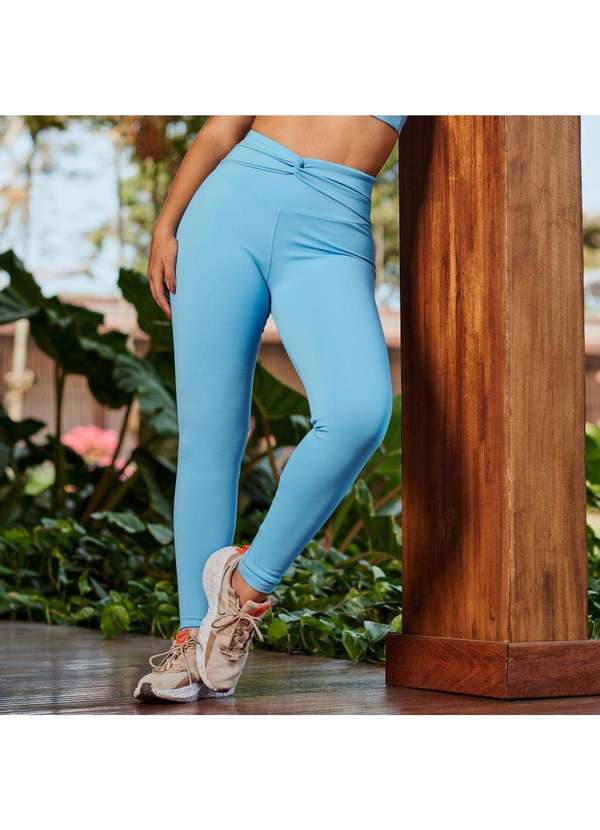 Donna Carioca - Legging Torsion Azul Blue Ivy Poliamida Azul 16