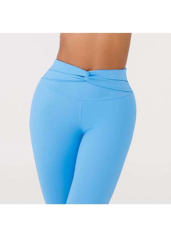 Donna Carioca - Legging Torsion Azul Blue Ivy Poliamida Azul 5