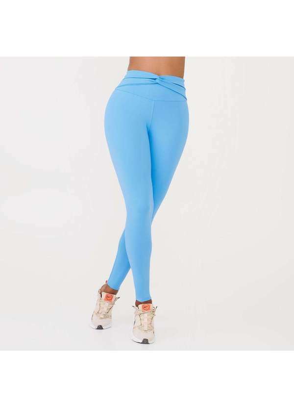 Donna Carioca - Legging Torsion Azul Blue Ivy Poliamida Azul 8