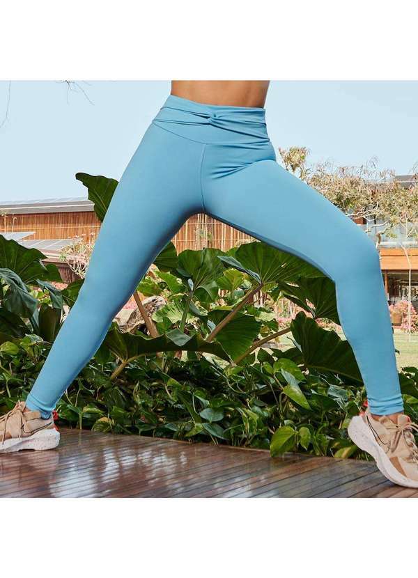 Donna Carioca - Legging Torsion Azul Blue Ivy Poliamida Azul 9