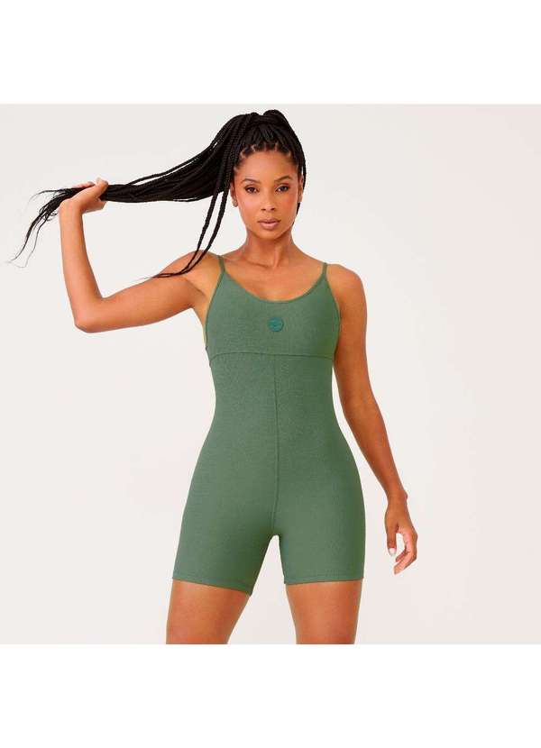 Donna Carioca - Macaquinho Paris Verde Sage Canelado Verde 6