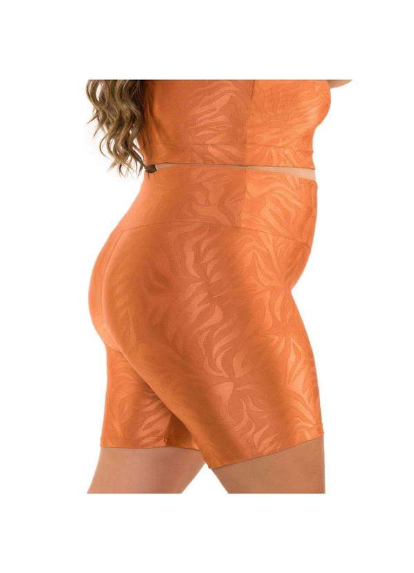 Donna Carioca - Short Classic Marrom Conhaque Texturizado Marrom 3