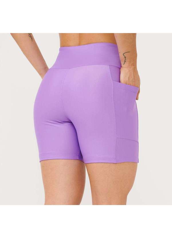 Donna Carioca - Short Essential Lilás em Cirrê Lilás 2