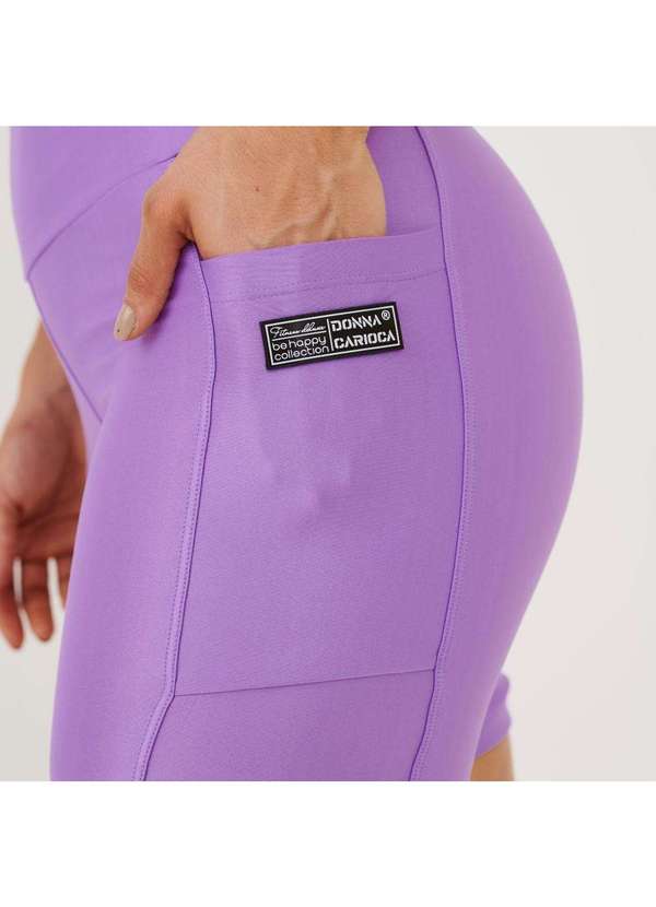 Donna Carioca - Short Essential Lilás em Cirrê Lilás 3
