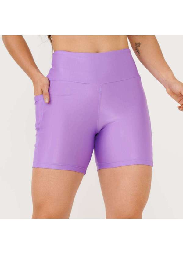 Donna Carioca - Short Essential Lilás em Cirrê Lilás 4