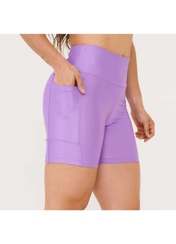 Donna Carioca - Short Essential Lilás em Cirrê Lilás 5