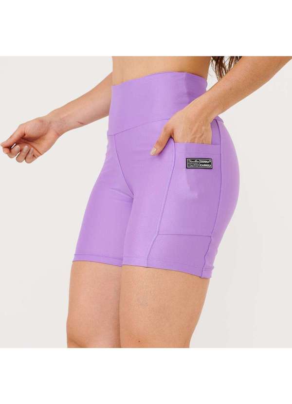 Donna Carioca - Short Essential Lilás em Cirrê Lilás 6