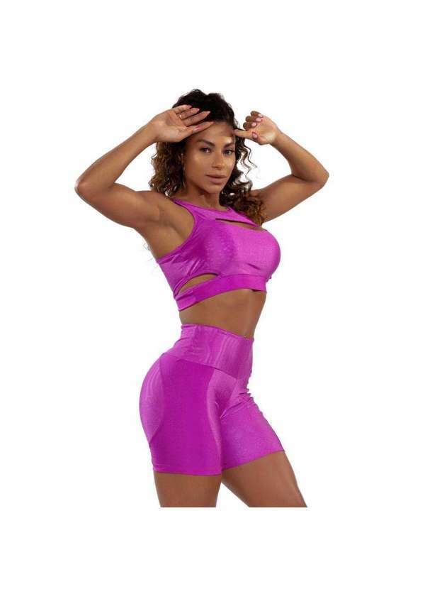 Donna Carioca - Short Show Your Glow Fucsia Roxo 4