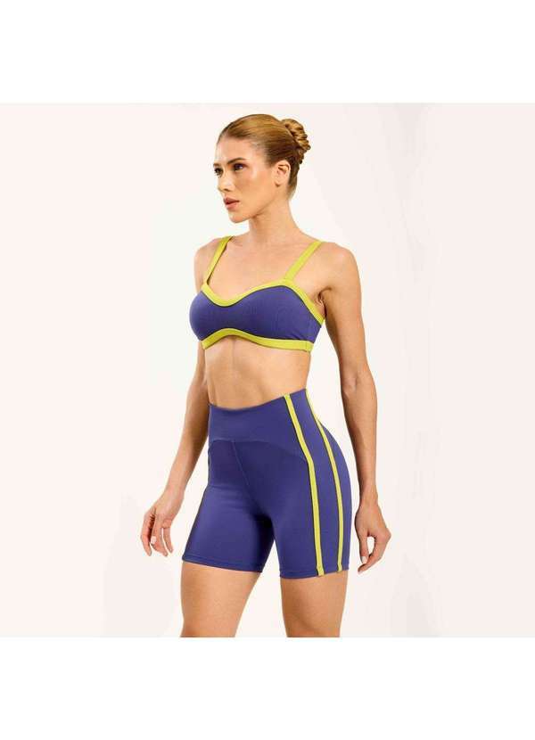 Donna Carioca - Short Temptation Azul Dusk Poliamida Azul