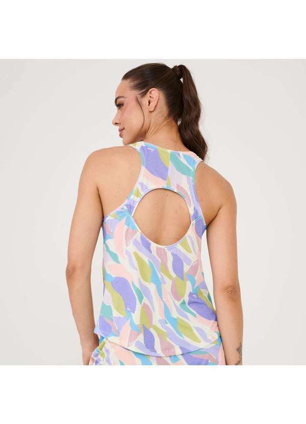 Donna Carioca - Regata Abertura Costas Estampa Dream Poliamida Soft Estampado