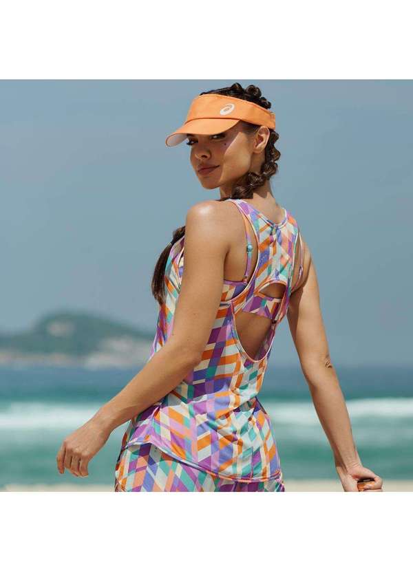 Donna Carioca - Regata Decote Costas Estampa Joyful Poliamida Soft Estampado 2