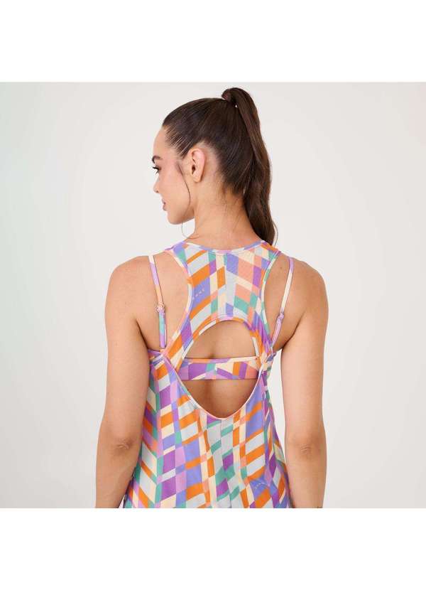 Donna Carioca - Regata Decote Costas Estampa Joyful Poliamida Soft Estampado 7