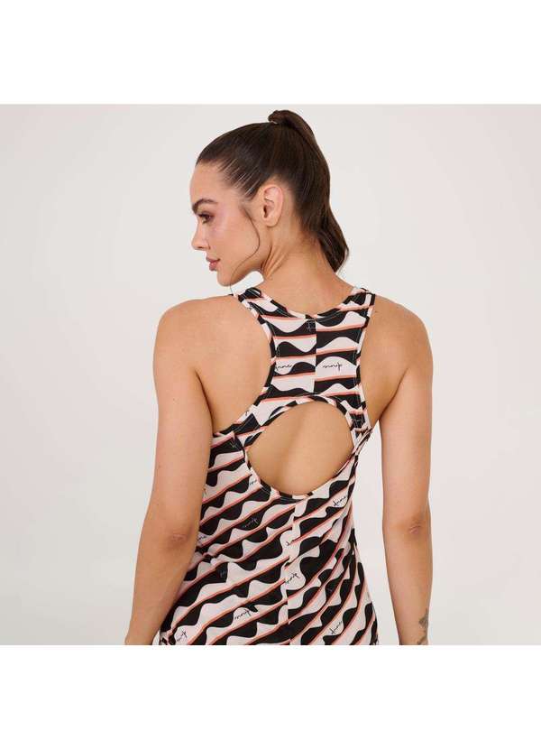 Donna Carioca - Regata Decote Costas Estampa Mirage Poliamida Soft Estampado 5