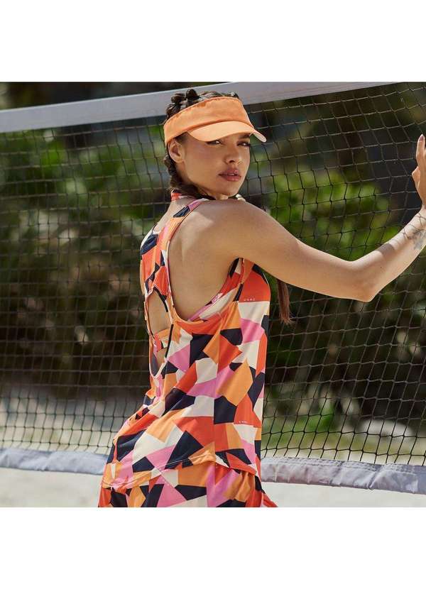 Donna Carioca - Regata Decote Costas Estampa Senses Poliamida Soft Estampado 2