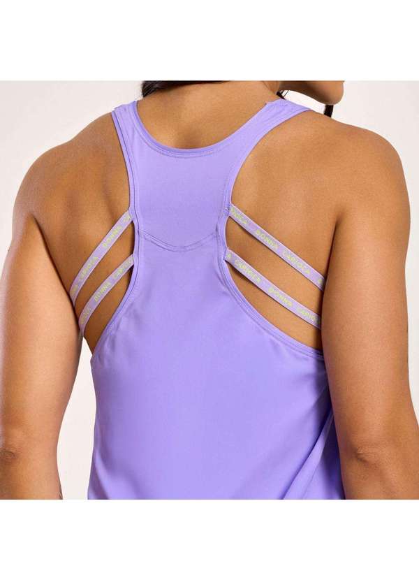 Donna Carioca - Regata Relax Elástico Personalizado Lilás Cosmic Poliamida Soft Lilás 3