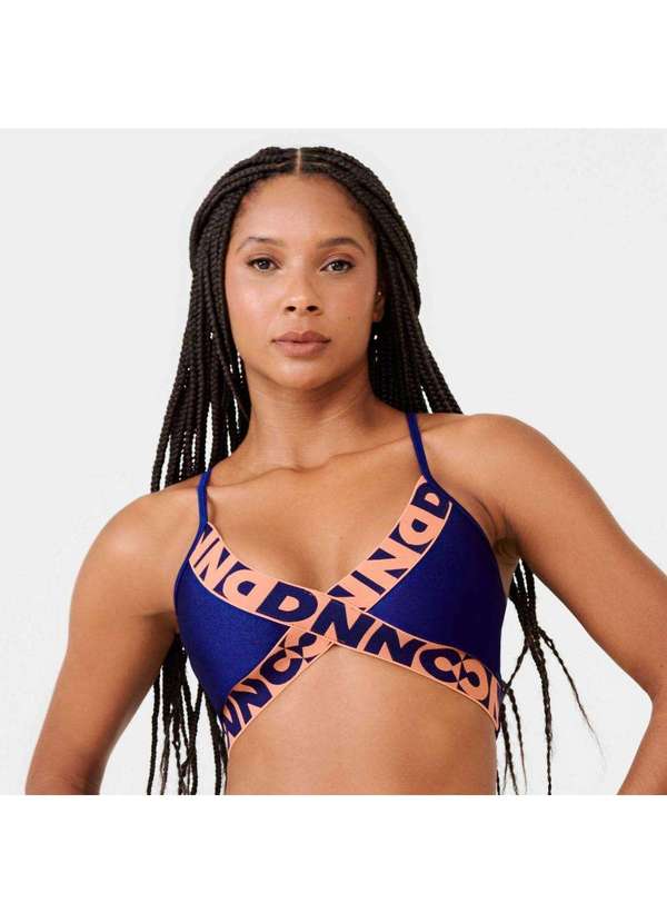 Donna Carioca - Top Dnnc Squad Marinho Cyber Platinado Azul