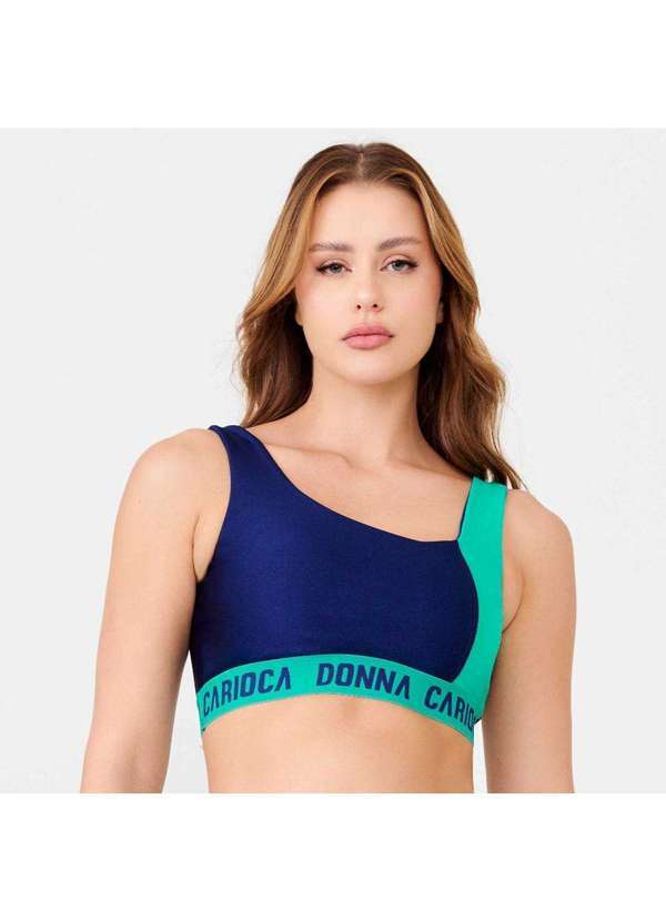 Donna Carioca - Top Impact Azul Astral Platinado com Bojo Azul
