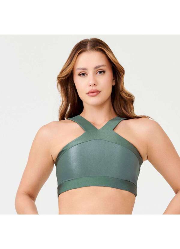 Donna Carioca - Top Magic Verde Green Night Platinado e Microcanelado com Bojo Verde 2