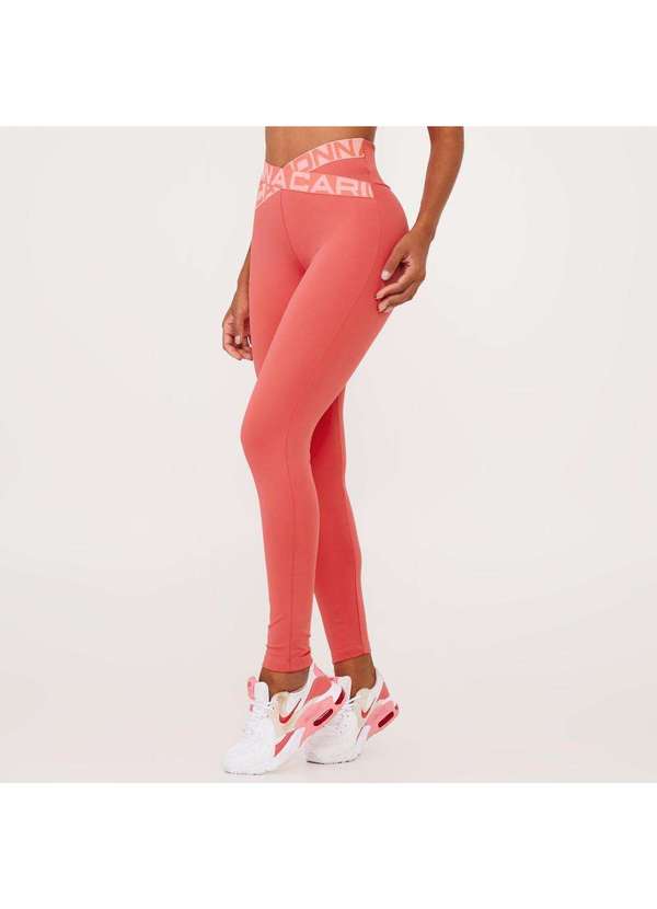 Donna Carioca - Legging Attack Rosa Flower Coral Poliamida Laranja 5