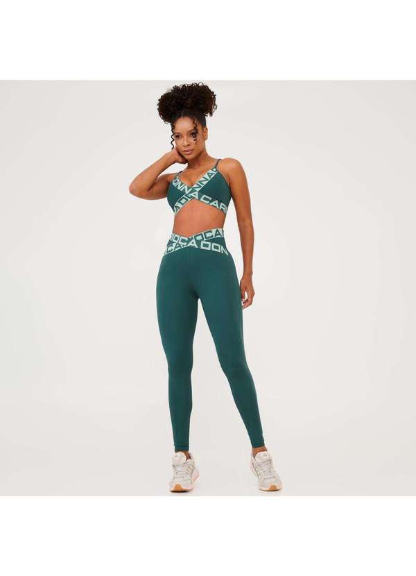 Donna Carioca - Legging Attack Verde Dnnc Poliamida Verde 5