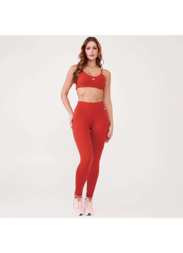 Donna Carioca - Legging Basics Terracota Van Gogh Poliamida Terracota 4