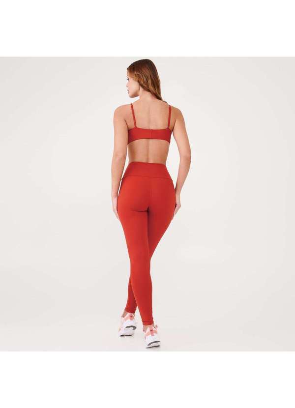 Donna Carioca - Legging Basics Terracota Van Gogh Poliamida Terracota 5