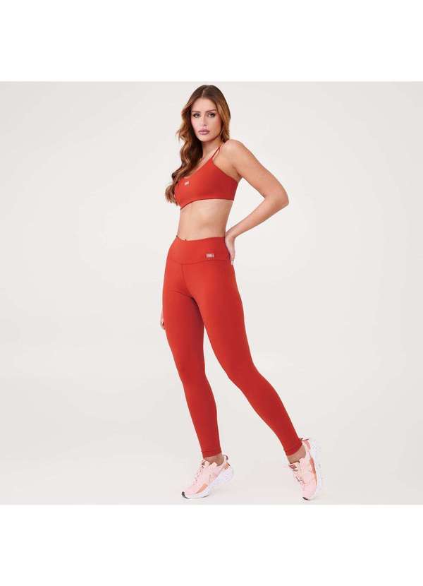 Donna Carioca - Legging Basics Terracota Van Gogh Poliamida Terracota 6