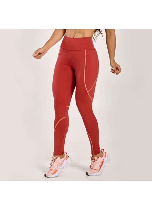 Donna Carioca - Legging Bounce Canela Poliamida Terracota