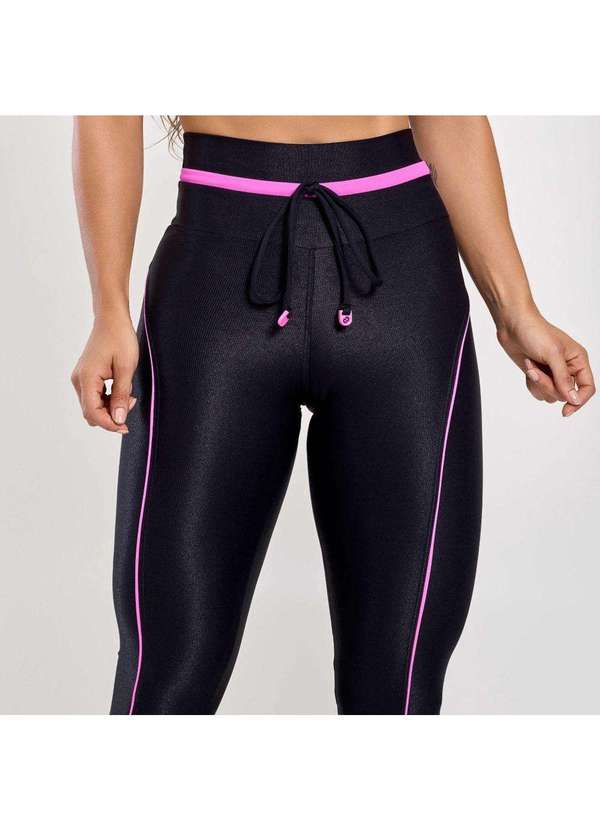 Donna Carioca - Legging Decisive Preta Microcanelado Preto 3
