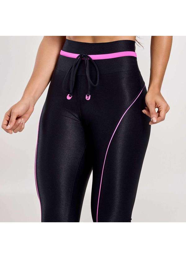 Donna Carioca - Legging Decisive Preta Microcanelado Preto 4