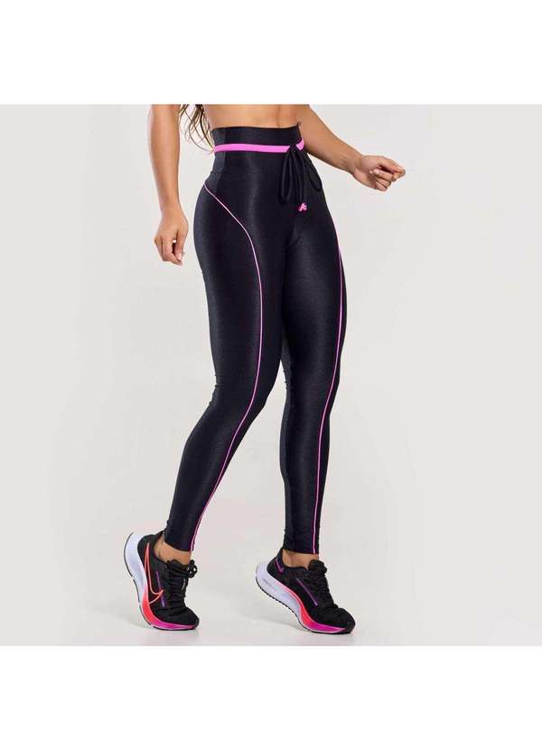 Donna Carioca - Legging Decisive Preta Microcanelado Preto 5