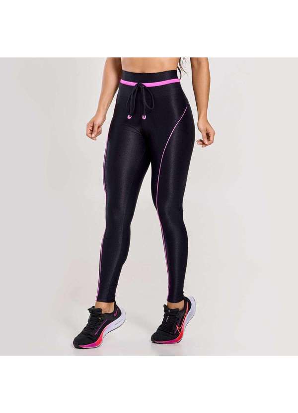 Donna Carioca - Legging Decisive Preta Microcanelado Preto 6